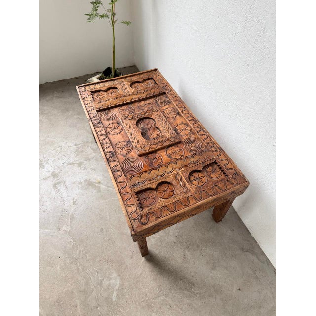 Folk Art Savoyard Coffee Table, 1950s For Sale - Image 14 of 18