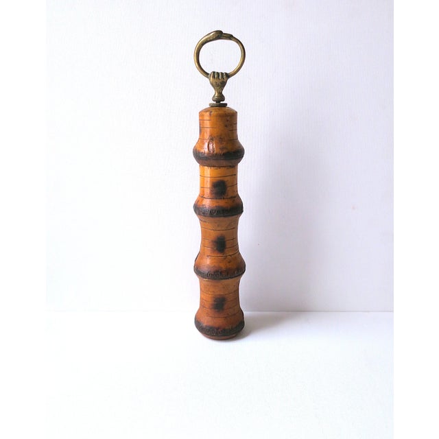 Italian Peppermill Bamboo Brass Bird Design For Sale In New York - Image 6 of 10