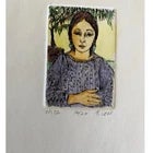 Brown Mid 20th Century Ruth Leaf Signed Etching Collection: Aware, Lisa, & Nita - Set of 3 For Sale - Image 8 of 8