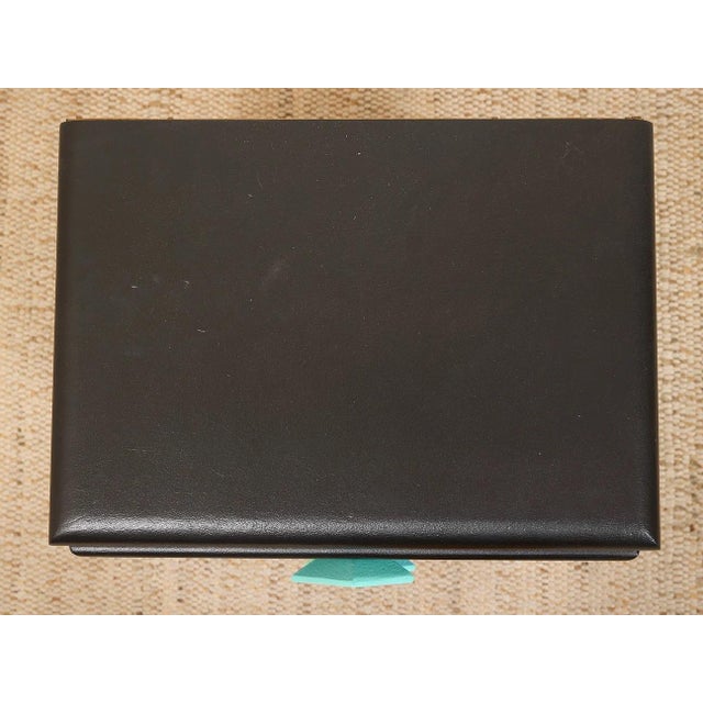 Black Mid 20th Century Tall Memphis Jewelry Chest For Sale - Image 8 of 12