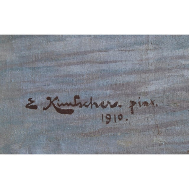 Emil Kindscher, Alt-Bromberg, 1910s, Oil on Canvas, Framed For Sale - Image 6 of 7