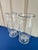 Ralph Lauren Pair of Large Scale Clear Footed Ralph Lauren Hurricane Vases - 21.5” For Sale - Image 4 of 8