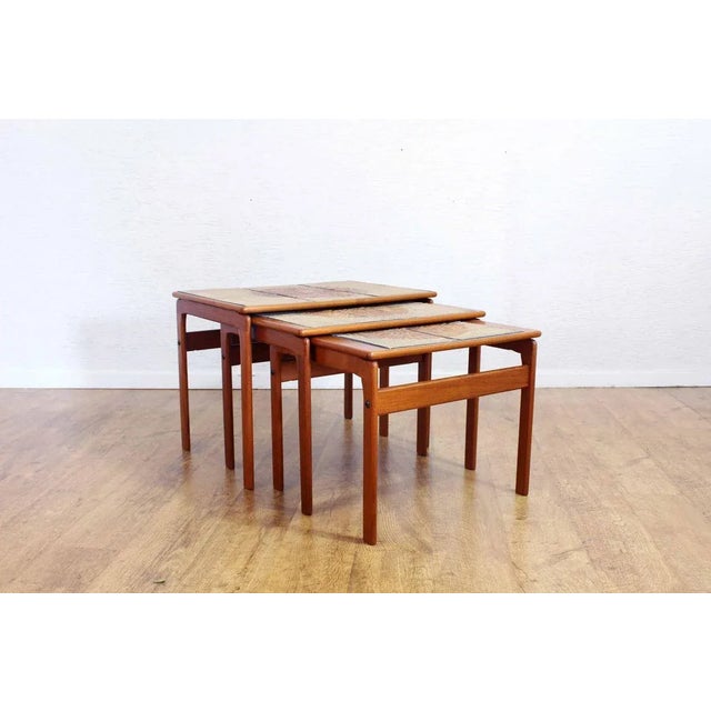 Danish Nesting Tables from Trioh, 1960s, Set of 3 For Sale - Image 11 of 11