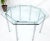 Mid 20th Century Round Octagon Glass Chrome Base Mid-Century Modern Dining Table For Sale - Image 5 of 10