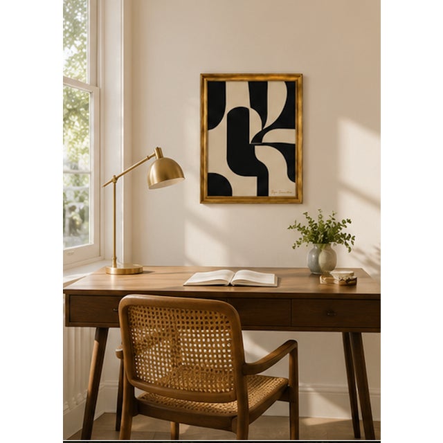 Black Desert Pulse — Modern Organic Acrylic Painting by Bryan Boomershine, Framed For Sale - Image 8 of 8