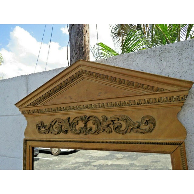 This classic Mirror is made out of wood, and it is in good condition. This Mirror has a beautiful French style design, and...