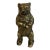 Vintage Solid Brass Bear Coin Bank For Sale