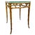 Gold 1960s Mid-Century Gilt Faux Bamboo Side Tables With Glass Tops, Attributed to Phyllis Morris - A Pair For Sale - Image 8 of 15