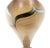 Stuart Abelman 1970s Stuart Abelman Hand-Blown 14" Pulled Feather Art Glass Statement Vase For Sale - Image 4 of 6