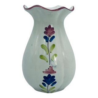 Vintage Decorative Ceramic Vase, 1975 For Sale