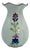Vintage Decorative Ceramic Vase, 1975 For Sale