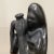Black Vintage Early 20th Century Black Ceramic Woman With Water Jag Figurine Sculpture For Sale - Image 8 of 13