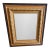 Genuine 19th C. Antique French Country Mirror - Hand-Carved Cream Open Scrollwork Wall Mirror For Sale