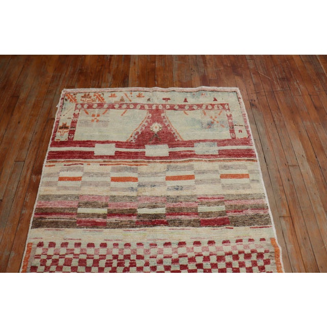 Abstract Turkish Anatolian 20th Century Rug For Sale - Image 4 of 6