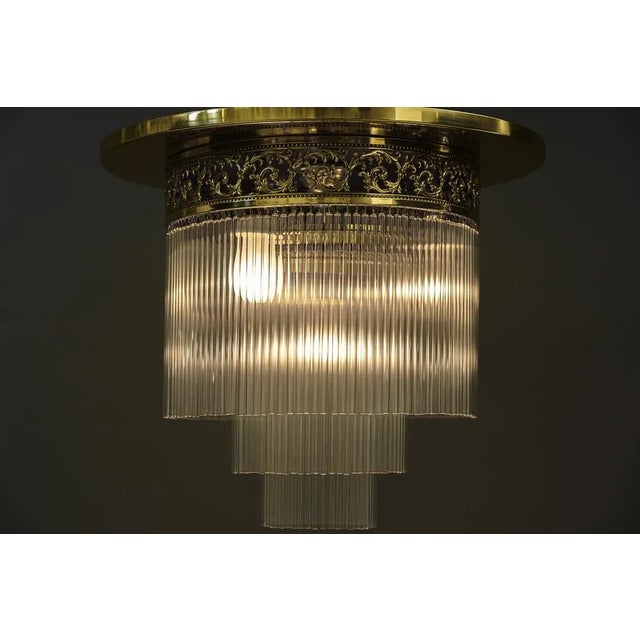 Art Deco Ceiling Lamp, Vienna, Austria, 1920s For Sale - Image 11 of 12