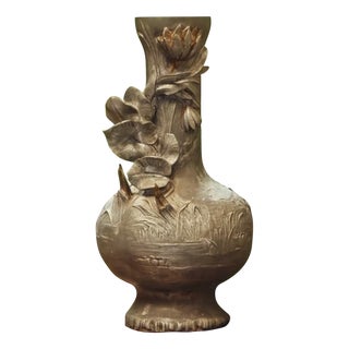 Art Nouveau Figural Vase, 1920s For Sale