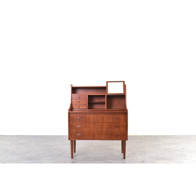 Mid-Century Danish Teak Secretary, 1960s. For Sale - Image 18 of 18
