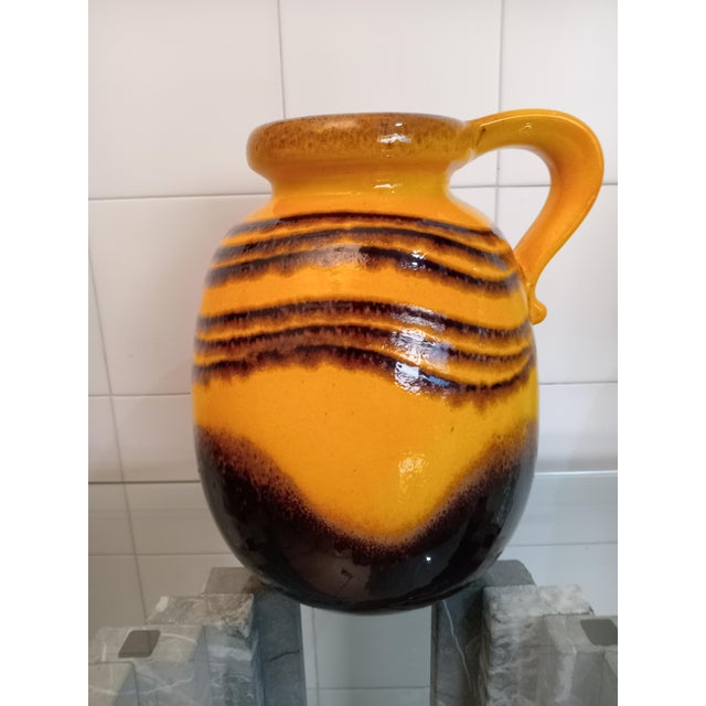 Brown Vintage Vase from Scheurich Keramik, 1970s For Sale - Image 8 of 8