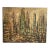 1950s Abstract Cityscape Oil Painting on Canvas Painting For Sale