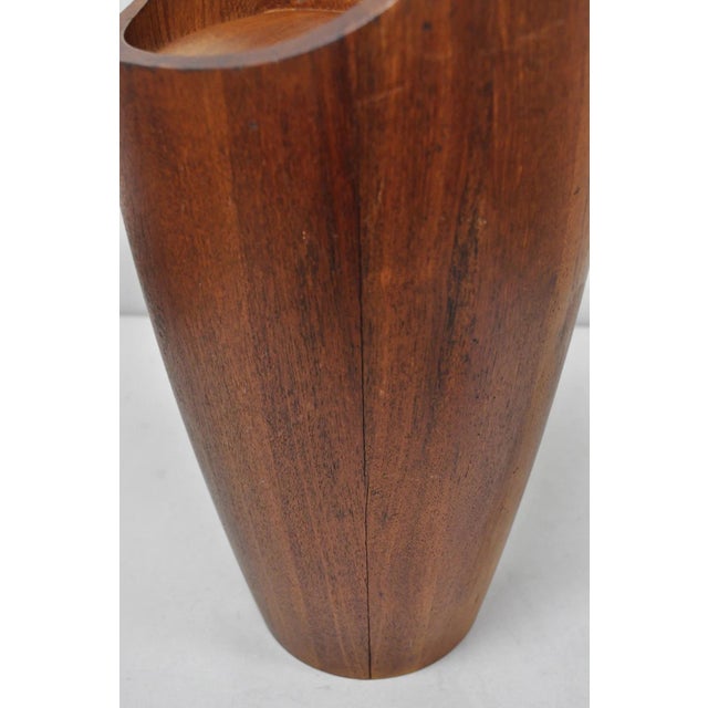 Vintage Mid Century Danish Modern Staved Teak Jens Quistgaard Ice Bucket Dansk For Sale - Image 12 of 18