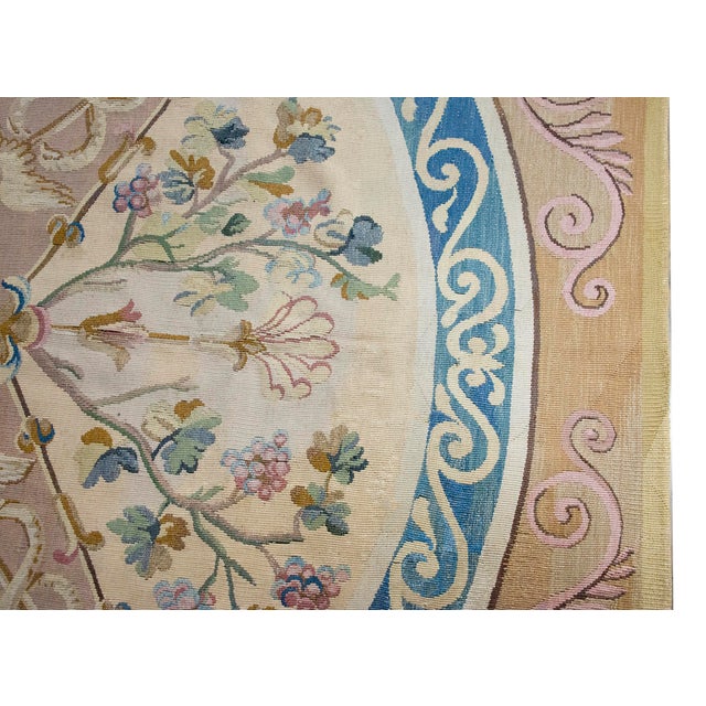 Textile Early 20th Century Aubusson Rug For Sale - Image 7 of 13