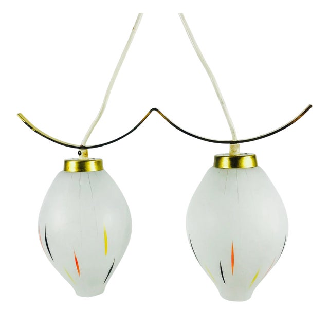 Mid-Century Ceiling Lamp, 1950s For Sale