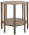 Noir NOIR Ariana Side Table in Washed Walnut For Sale - Image 4 of 4