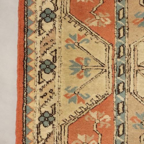 Textile Vintage Turkish Kars Rug For Sale - Image 7 of 9