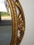 Glass Vintage Syroco French Provincial Ornate Gold Oval Mirror ~ Hollywood Regency For Sale - Image 7 of 12