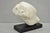 Vintage Modernist Abstract Carved Alabaster Marble Female Bust Figure Sculpture For Sale - Image 9 of 18