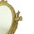 French Baroque Style Gilt Brass Table Mirror, 1950s For Sale - Image 10 of 17