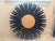 Hollywood Regency Oversized Giltwood Sunburst Mirror For Sale - Image 3 of 8