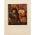 An excellent vintage full-color print after oil painting "The Moneychanger and His Wife" by Quentin Massys. Comes from a...
