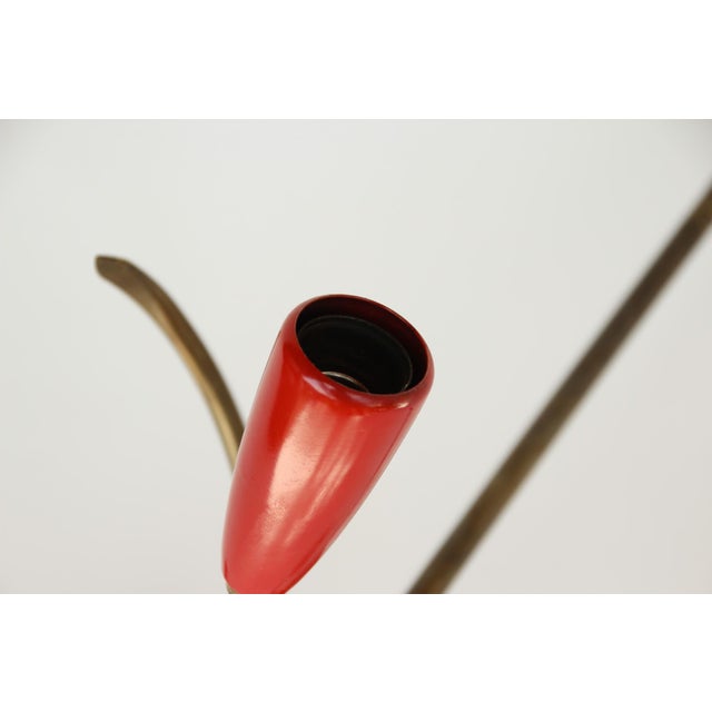 Small Italian Pendant Lamp in the style of Stilnovo, 1950s For Sale - Image 6 of 11