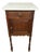 Antique French Oak Bedside Table with Marble Top For Sale