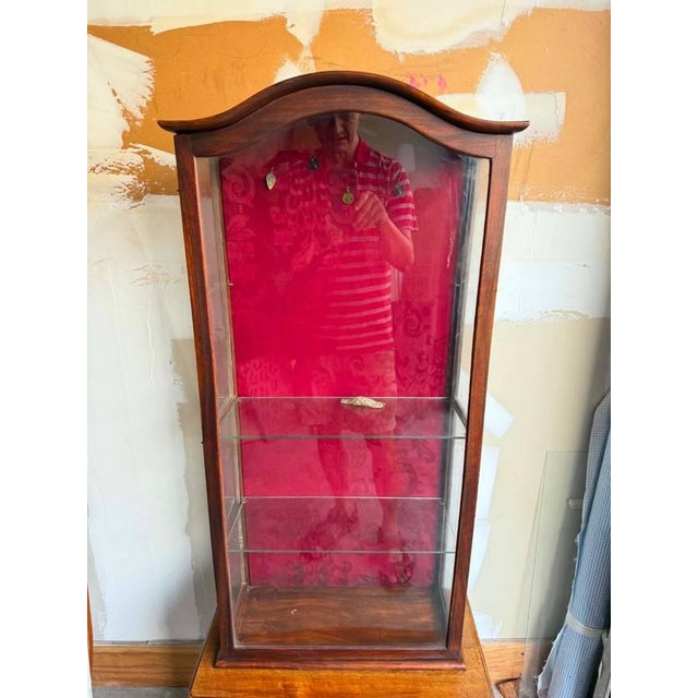 Antique Show Case Display Cabinet For Sale - Image 17 of 18