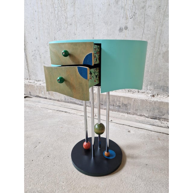 Postmodern Side Tables, 1980s, Set of 2 For Sale - Image 6 of 15