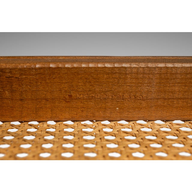 Single Patinated Bentwood Prague Model 811 Side Chair by Josef Frank for Stendig With Original Cane Seat & Back, Poland, Circa 1960s For Sale - Image 9 of 12