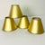 Hollywood Regency 1980s Vintage Boho Chic Hollywood Regency Golden Chandelier Lamp Shades - Set of 4. For Sale - Image 3 of 9