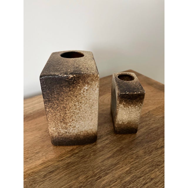 Marius Van Woerden “Fat Lava” Chimney Vases, Gouda, Holland 1970s-a Pair For Sale - Image 9 of 11
