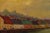 Mid-Century Modern Egon Larsson, Swedish Canal Cityscape, 1955, Oil on Canvas For Sale - Image 3 of 11