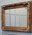 Large Decorative Gilt Wall Mirror This is a lovely old bevelled mirror, it is set in a large Decorative Gilt 5” wide...