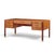 Mid-Century Modern Ole Wanscher for Aj Iversen Mid Century Danish Rosewood and Brass Desk For Sale - Image 3 of 9