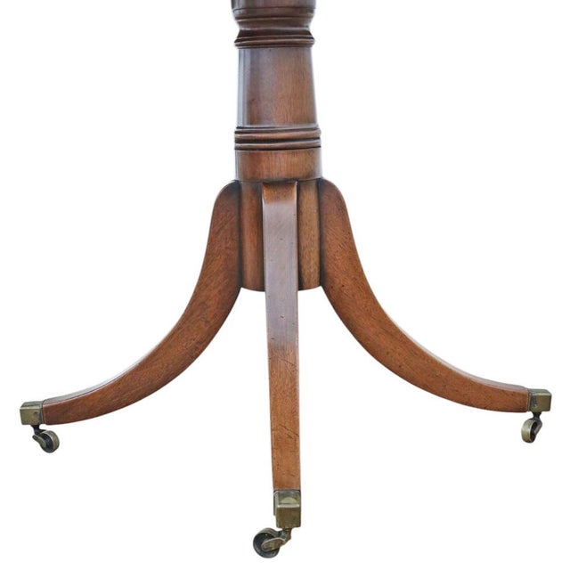 Antique 19th Century Twin Pedestal Extending Dining Table For Sale - Image 5 of 12