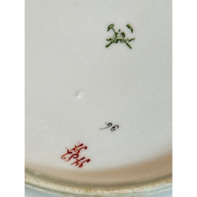 Antique German Fischer & Mieg Pirkenhammer Dinner Plates - Set of 4 For Sale - Image 10 of 15
