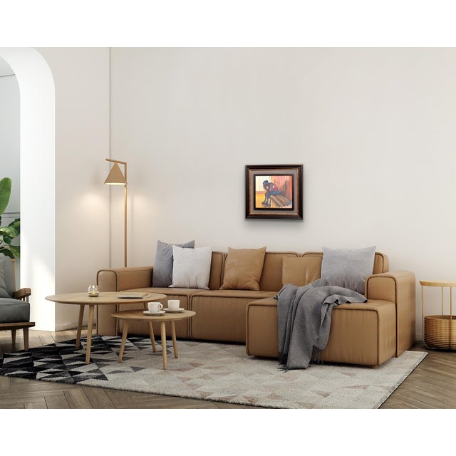 Elin Sian Blake, Until Tomorrow (Tan Yfory), South Wales Valleys Miner, 21st Century, Oil on Canvas For Sale - Image 15 of 18