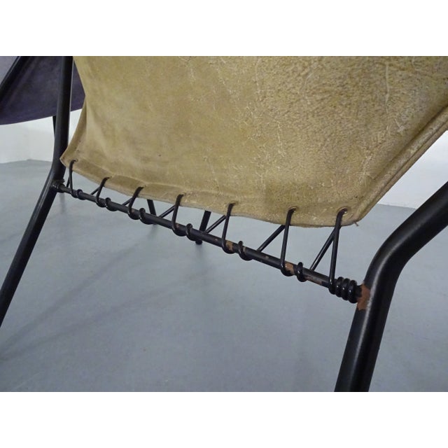 Danish Sueded Balloon Chairs by Hans Olsen for LEA Furniture, 1950s, Set of 4 For Sale - Image 10 of 18