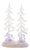 Multicolored LED Deer and Trees 15"H For Sale