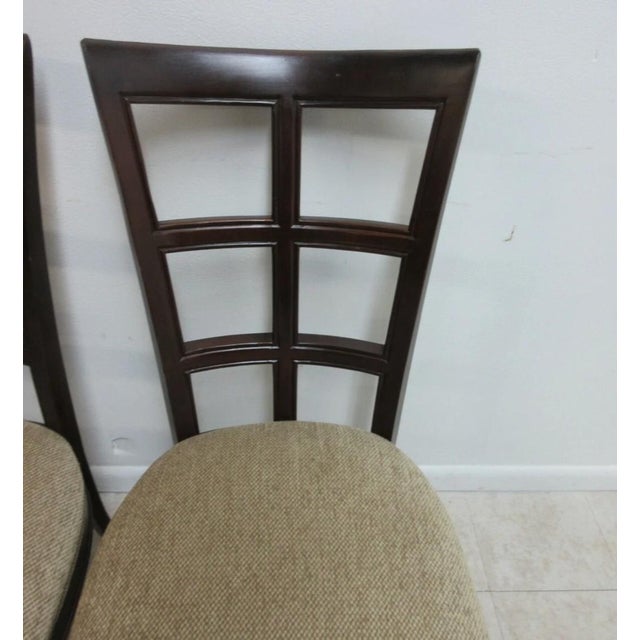 Pair Stanley Furniture Window Back Dining Room Side Chairs For Sale In Philadelphia - Image 6 of 11