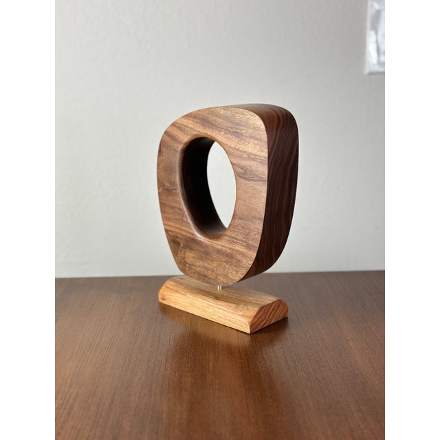 Milwerk Mid-Century Modern Abstract Walnut & Oak Sculpture, 2023 For Sale In Little Rock - Image 6 of 7